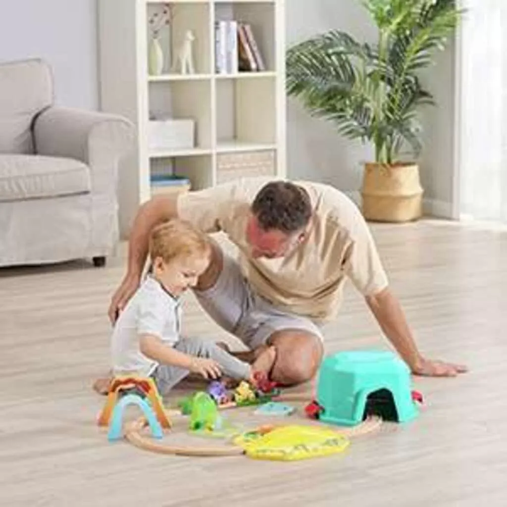 恐龍火車桶套裝-Hape-Eurekakids