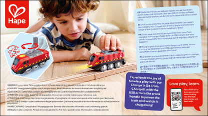 Hape 電磁蓄能火車 (3-8 歲)