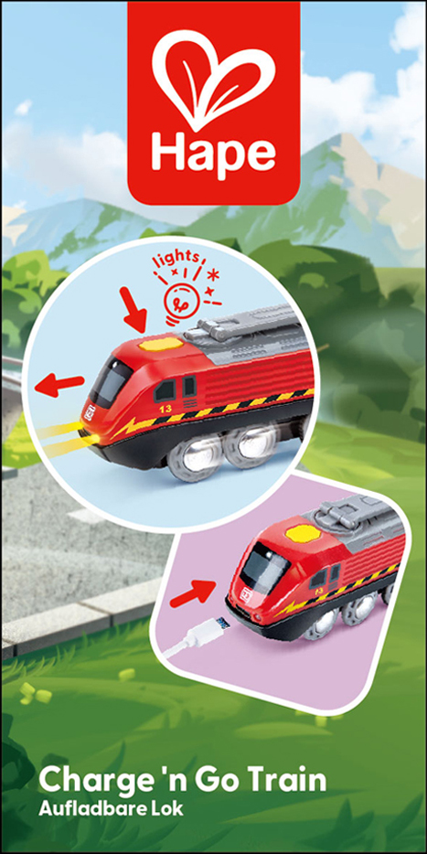 Hape 電磁蓄能火車 (3-8 歲)