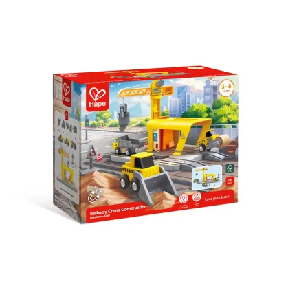 鐵路建設玩具套裝-Hape-Eurekakids