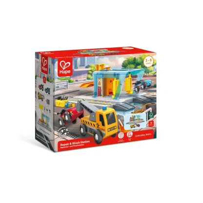 車輛維修玩具套裝-Hape-Eurekakids