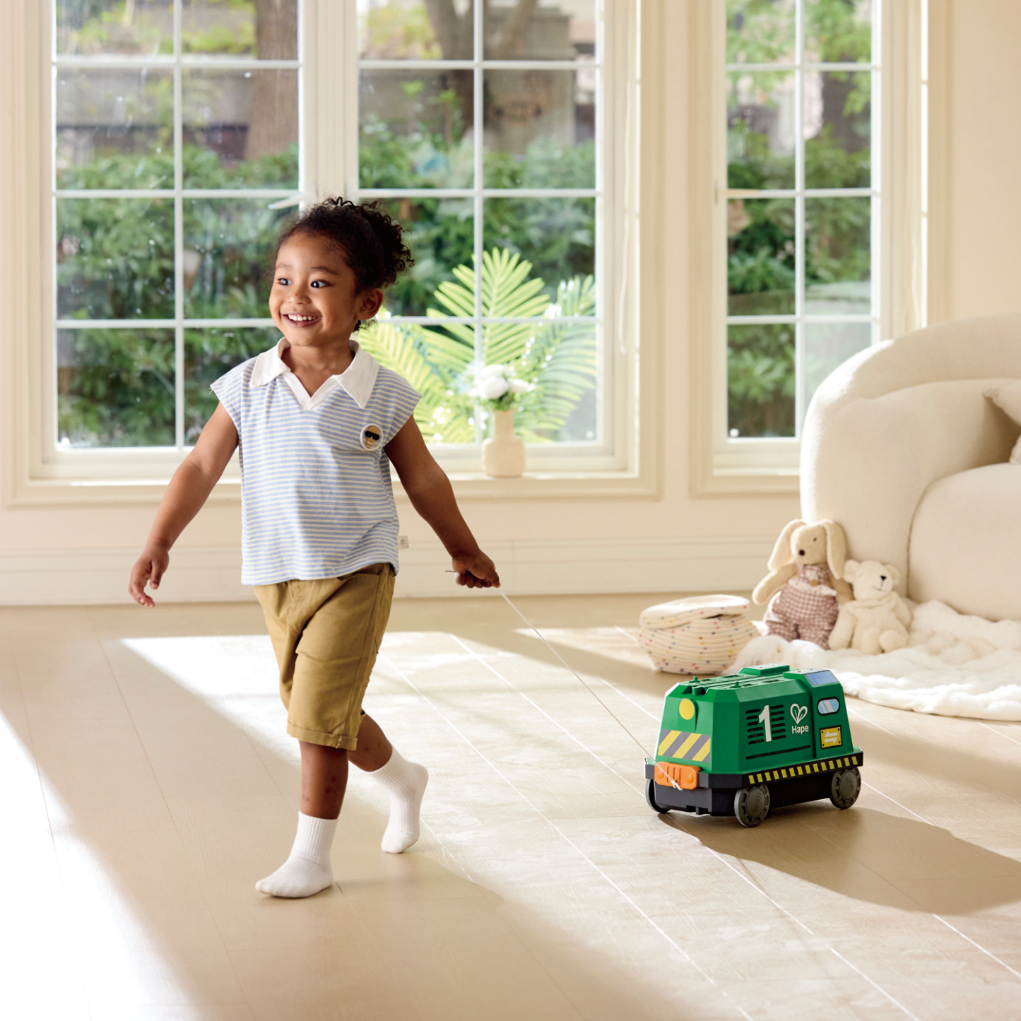  城市鐵路火車桶套裝-Hape-Eurekakids