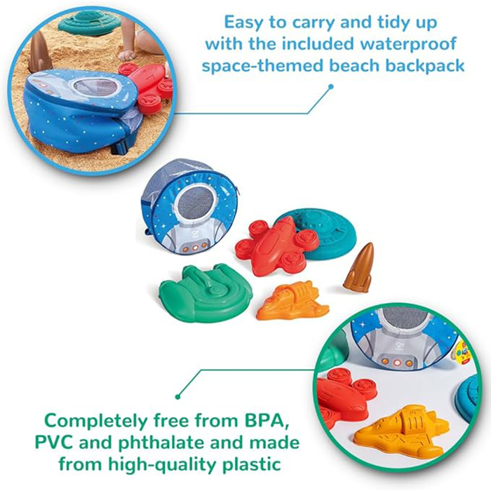 太空冒險飛船沙模套裝-HAPE-Eurekakids