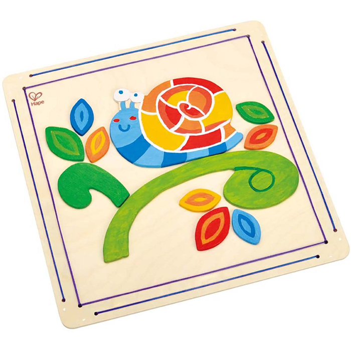 愉快的蝸牛油漆和框架-HAPE-Eurekakids