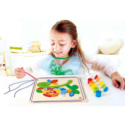 愉快的蝸牛油漆和框架-HAPE-Eurekakids