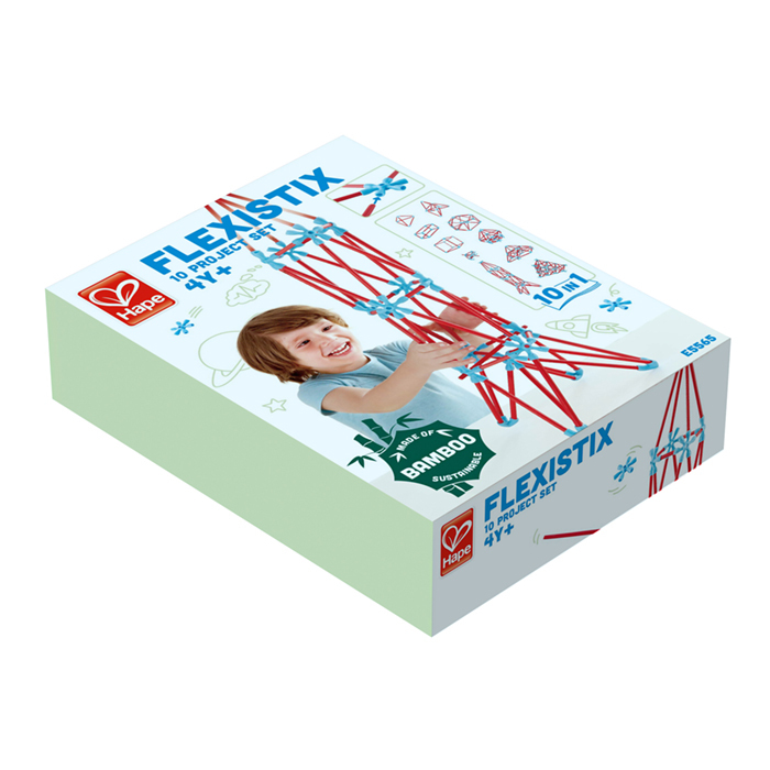 創意竹筷 - 十合一幾何 (STEAM 系列)-HAPE-Eurekakids