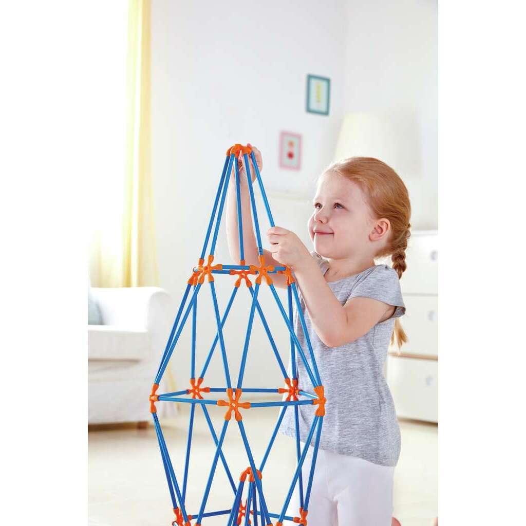 Hape Flexistix 創意竹棒 世紀名塔套組 Multi-tower Kit - 用竹籤創造奇妙結構和機械！( 從4歲起 )