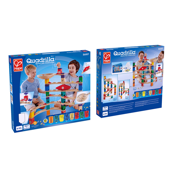 誇得瑞拉Quadrilla - 彎軌及直軌套裝 (STEAM)-HAPE-Eurekakids