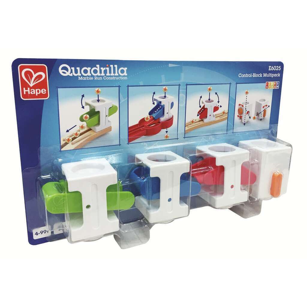 Hape Quadrilla 控制塊四件式套裝 Control-Block Multipack ( 從4歲起 )