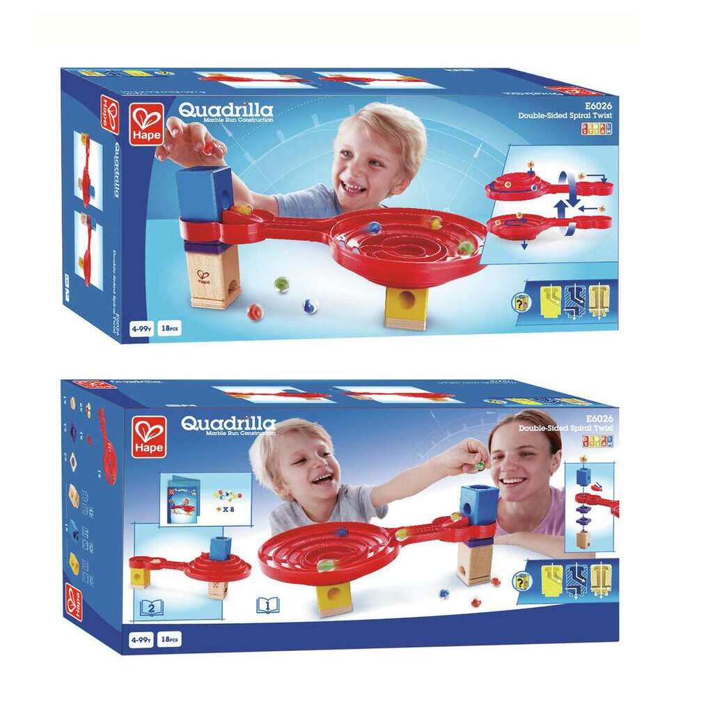 Hape Quadrilla 雙面螺旋軌 - 升級配件 | STEAM ( 從4歲起 )