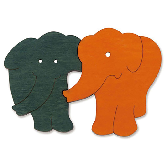 創意拼圖 - 大象-HAPE-Eurekakids