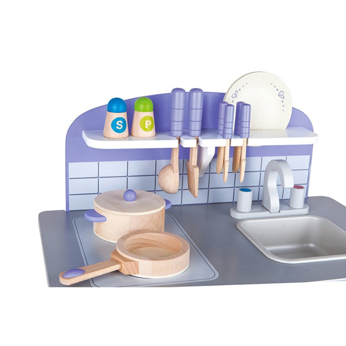 夢幻紫色廚房套裝(連廚具)-HAPE-Eurekakids