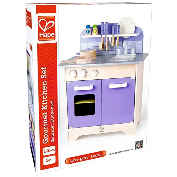 夢幻紫色廚房套裝(連廚具)-HAPE-Eurekakids