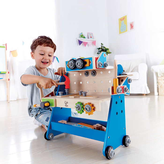 機械人建造工作檯-HAPE-Eurekakids