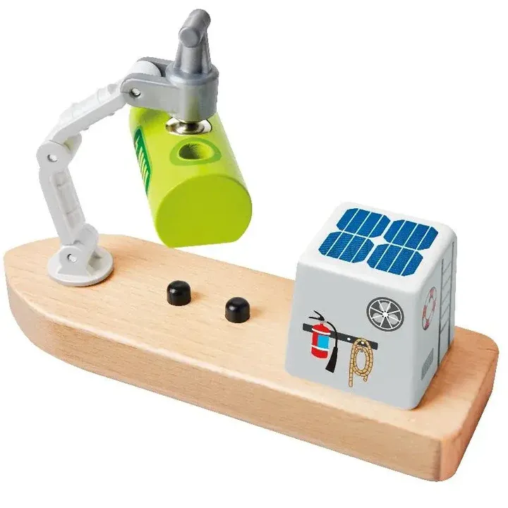 Hape Eco Engergy Train Bucket Set 綠色能源火車收納組 (3-8歲)