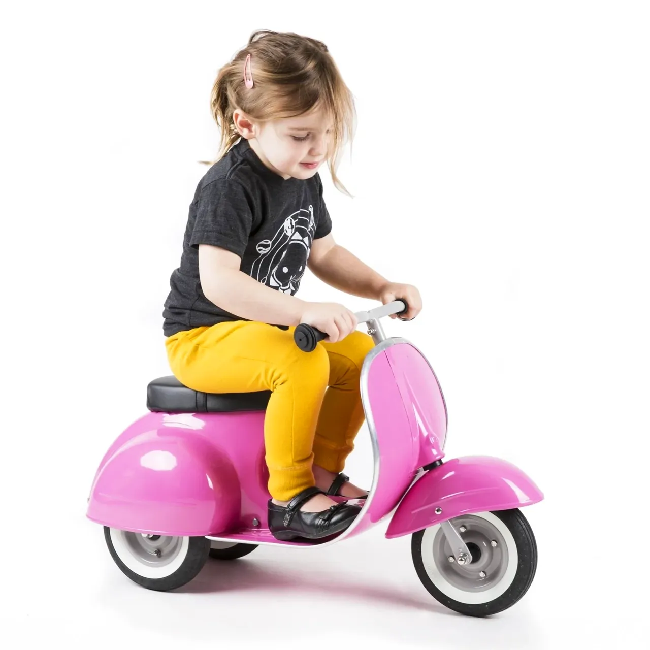 Ambosstoys PRIMO 經典復古造型滑步車 - 迷人粉 (PINK)-Ambosstoys-Eurekakids