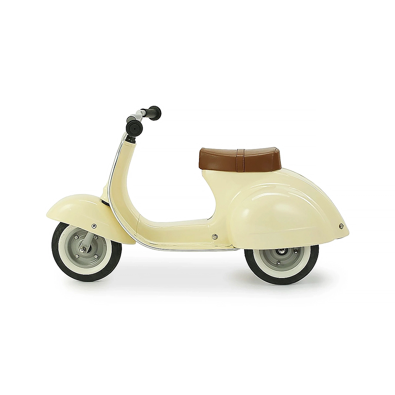 Eurekakids-Ambosstoys PRIMO 經典復古造型滑步車 - 奶油白 (CREAM)