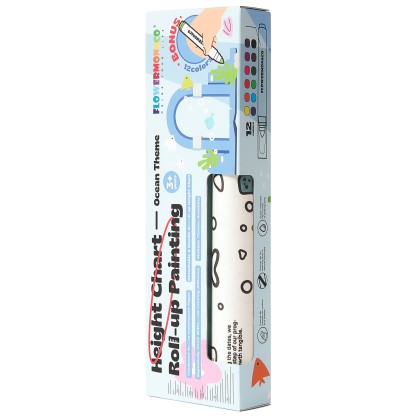 Flower Monaco | Height Chart Roll-up painting(Ocean)身高小捲畫套裝(海洋) | 3歲以上