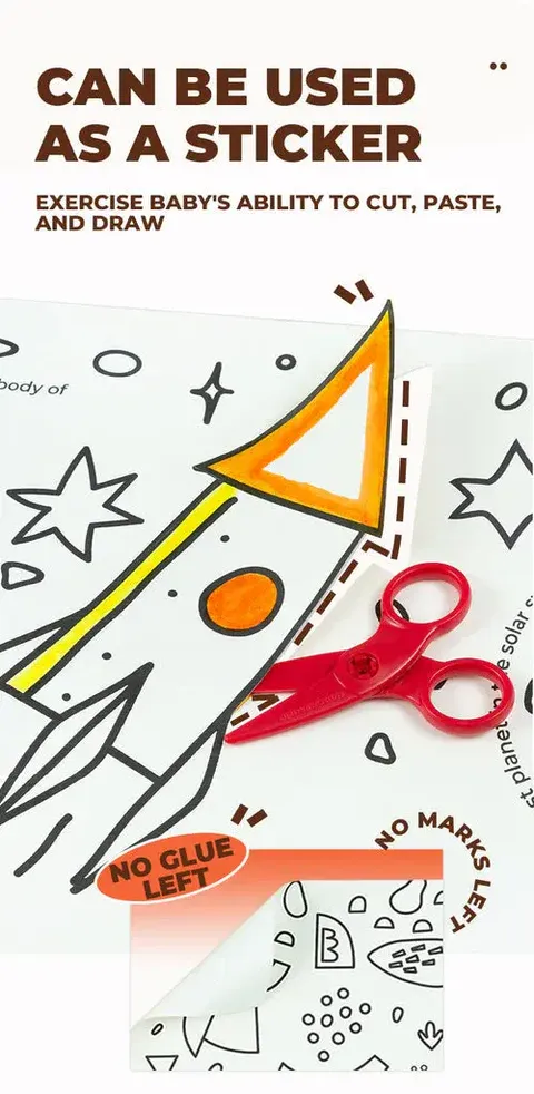 Flower Monaco Coloring Rolling 創意塗鴉畫卷 (5米) - 大自然