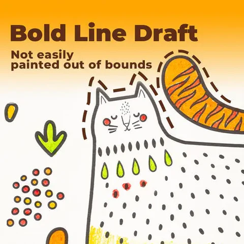 Flower Monaco Coloring Rolling 創意塗鴉畫卷 (5米) - 大自然