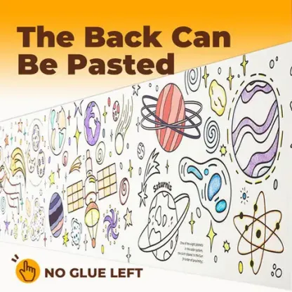 Flower Monaco Coloring Rolling 創意塗鴉畫卷 (5米) - 大自然