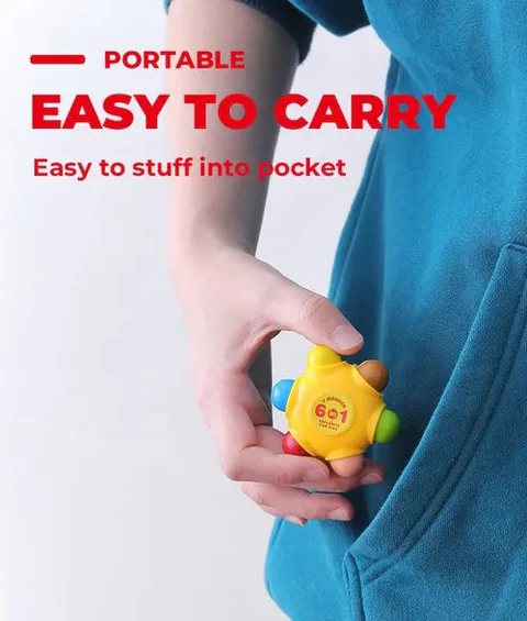 Flower Monaco pocket crayons 兒童便攜蠟筆套裝 - 11色 (3歲以上) 筆身短粗，適合幼兒手型