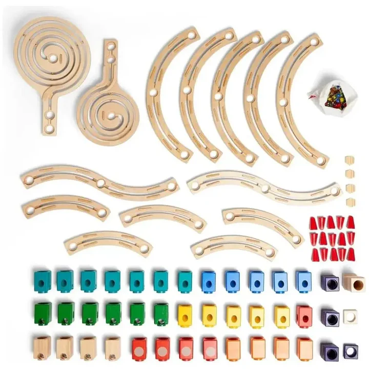 Hape 誇得瑞拉 Quadrilla - 彎軌套裝 | STEAM 玩具 | 4歲以上