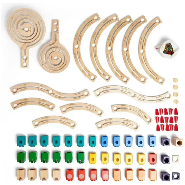 Hape 誇得瑞拉 Quadrilla - 彎軌套裝 | STEAM 玩具 | 4歲以上