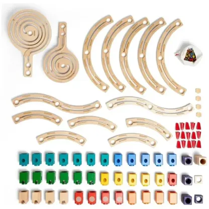 Hape 誇得瑞拉 Quadrilla - 彎軌套裝 | STEAM 玩具 | 4歲以上