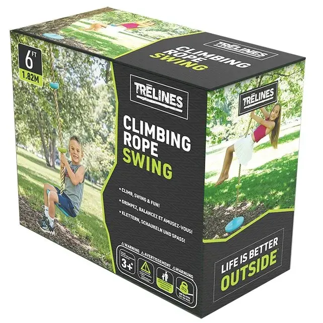 爬繩繩索鞦韆 6 英尺-LIBO-Eurekakids