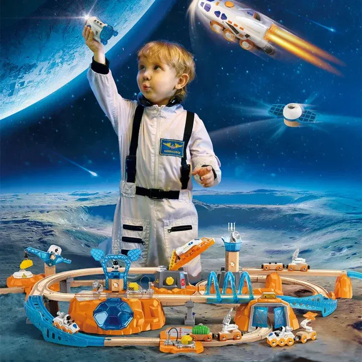 Hape 火星任務發射裝置 | STEM 玩具 | 探索太空旅行，激發他們的想像 | 適合3歲以上