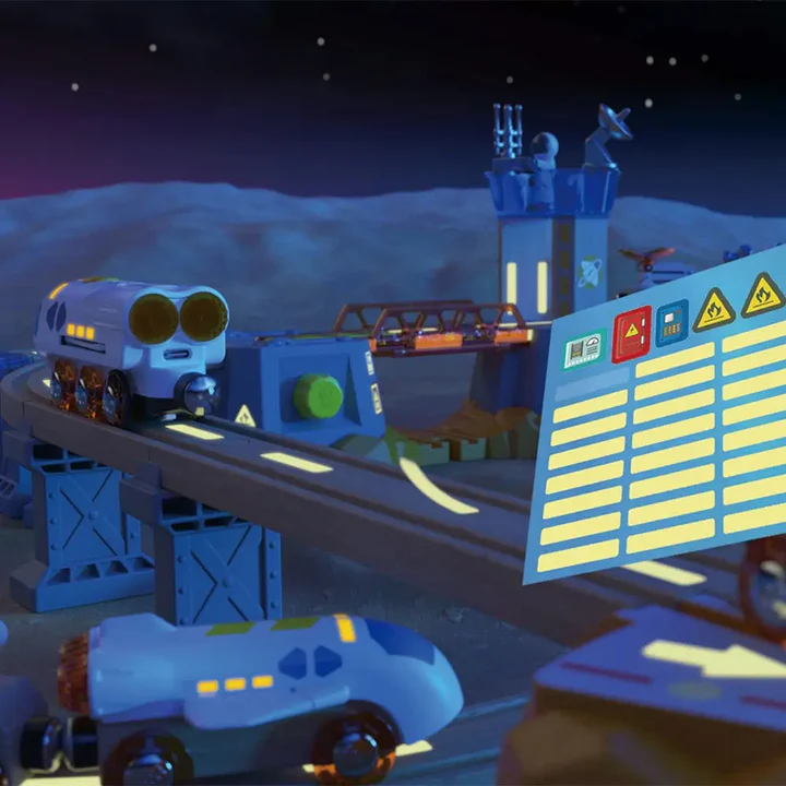 Hape 火星任務發射裝置 | STEM 玩具 | 探索太空旅行，激發他們的想像 | 適合3歲以上