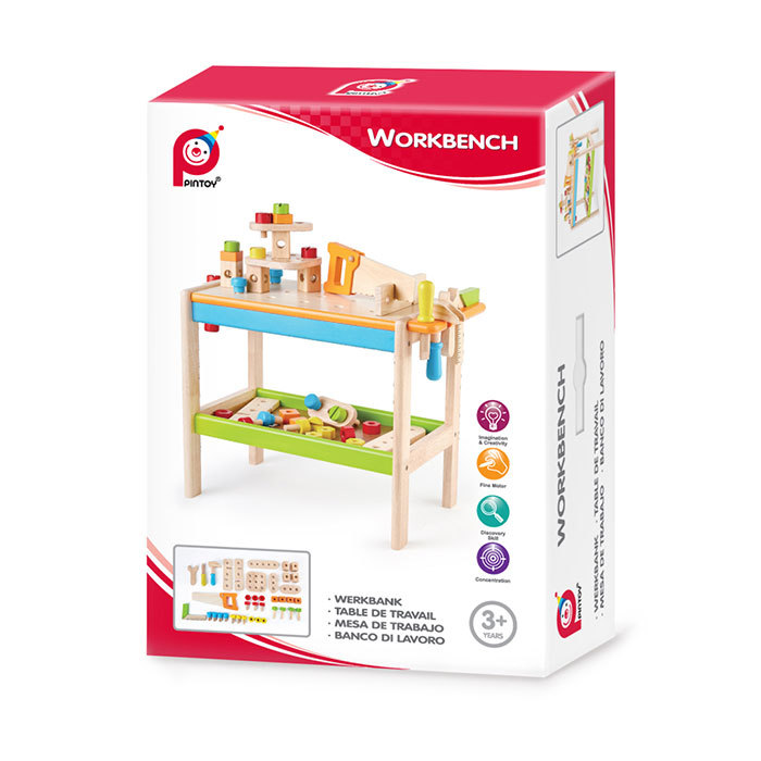 Pintoy 木製工作台-Pintoy-Eurekakids