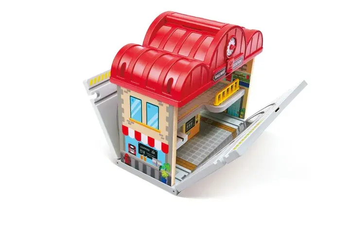 Hape Portable Train Station Set 火車軌道大車站便攜組合 (3-8Y) \\NEW//