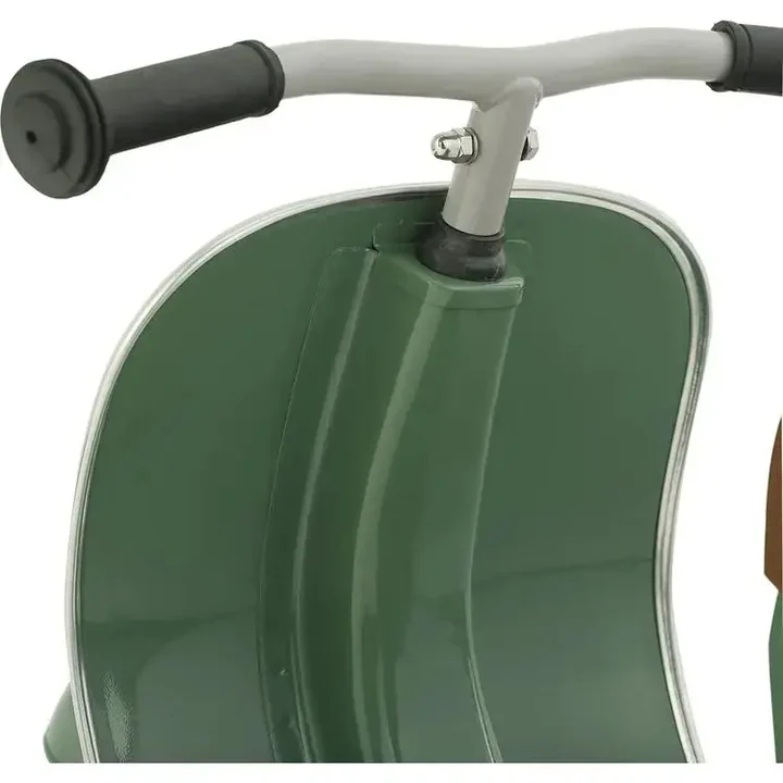 Ambosstoys PRIMO Sierra 經典復古造型 三輪滑步車 (橄欖綠 GREEN) | 送給孩子、孫子或愛人的完美禮物 | 每位經典汽車愛好者的收藏品