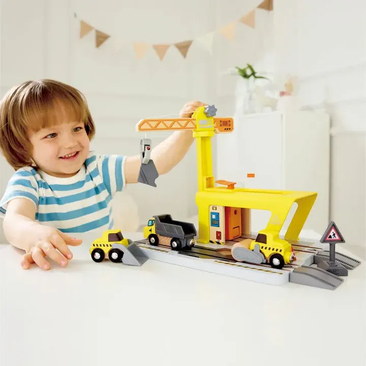 Hape 鐵路建設玩具套裝 (3-8歲)