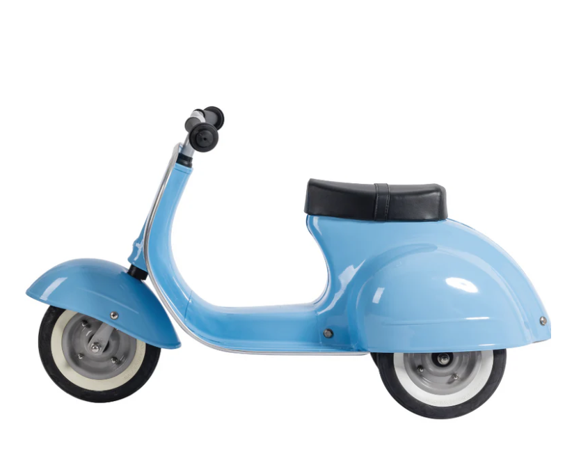Ambosstoys PRIMO 經典復古造型滑步車 - 天空藍 (BABY BLUE)-Ambosstoys-Eurekakids