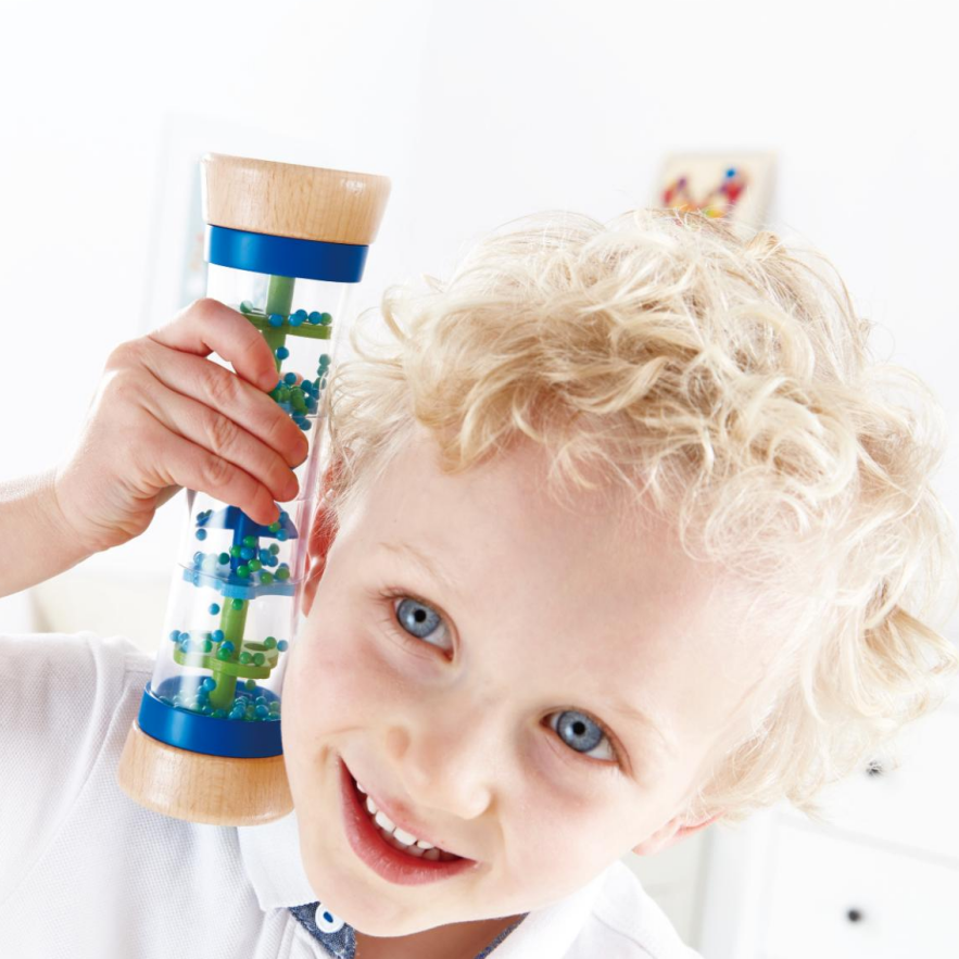 藍色雨聲安撫沙漏-Hape-Eurekakids