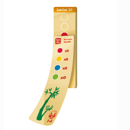 環保竹木材質兒童益智玩具含多色珠子與挑戰卡