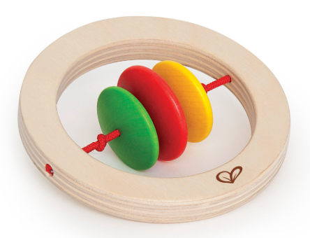 Hape 圓形搖鈴 | 蒙特梭利 | 感官探索 | 0-1 歲