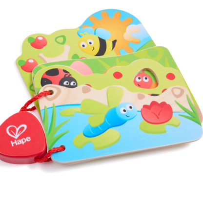 Hape 昆蟲探索木製繪本 | 