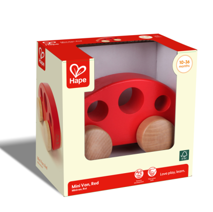 Hape 紅色小篷車 | | 學習目標 | 創意與想像力 | 2-3 歲