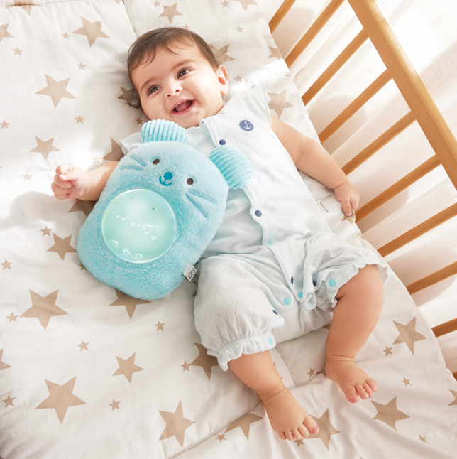 Hape 音樂抱抱鼠Momo | 發展技能 | 感官知覺 | 7-12 個月 (new)