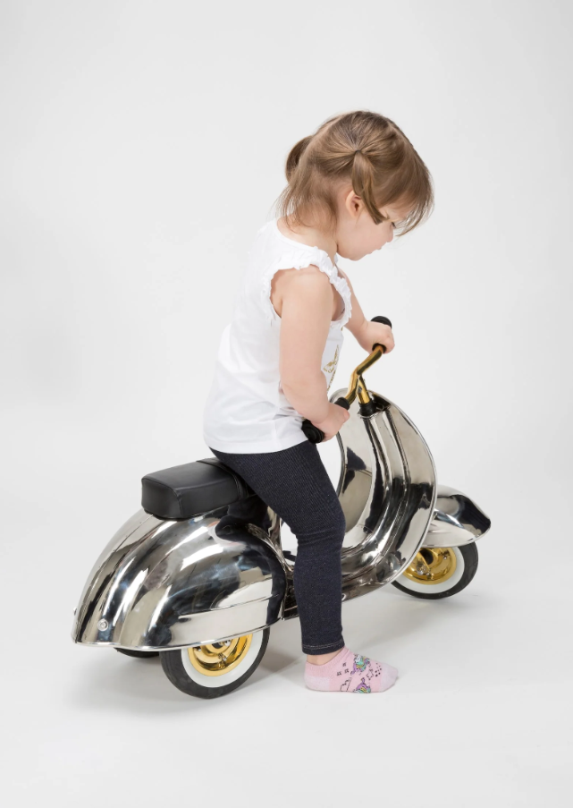 Ambosstoys PRIMO 兒童 平衡車 DELUXE 不鏽鋼 (限量版) | 幼兒到 5 歲的完美禮物