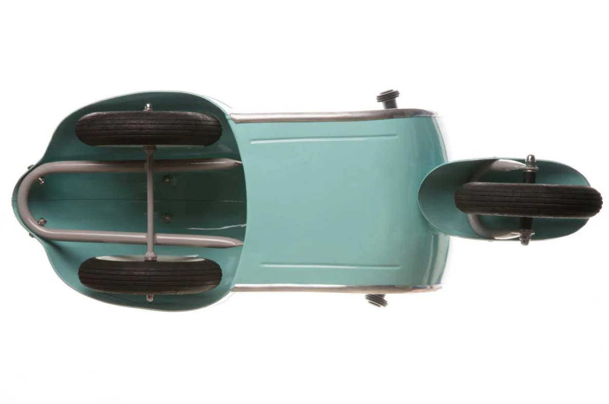 Ambosstoys PRIMO 經典 兒童平衡車 (薄荷綠 (MINT) | 送給孩子、孫子或愛人的完美禮物 | 每位經典汽車愛好者的收藏品