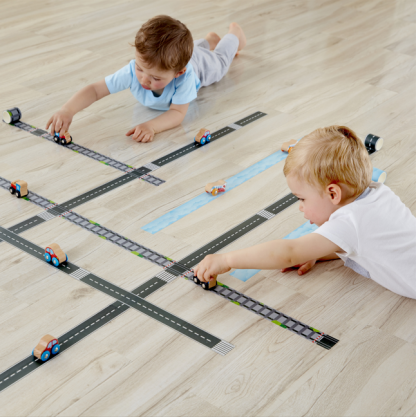 Hape 卷貼航道小飛機 | STEAM | S小小科學家 | 2-3 歲 (new)