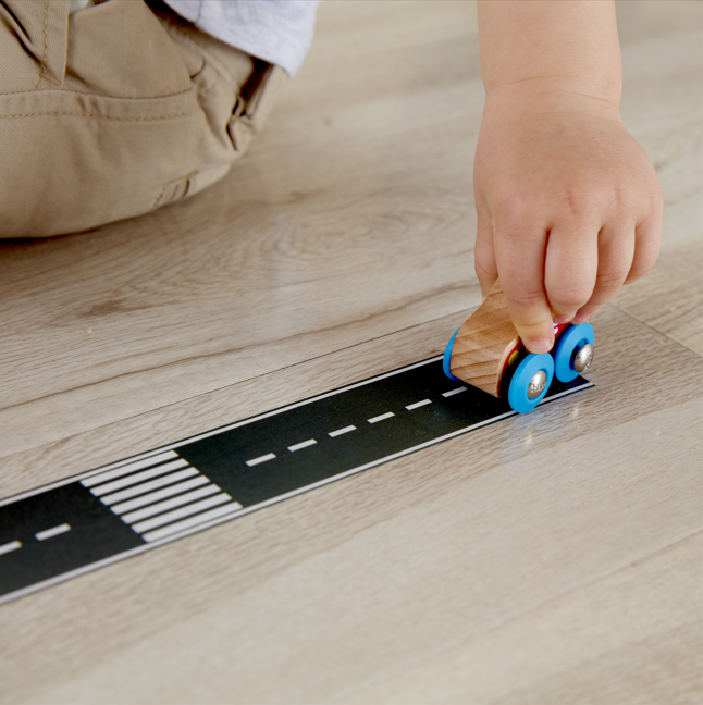 Hape 卷貼道路小汽車 | STEAM | S小小科學家 | 2-3 歲 (new)