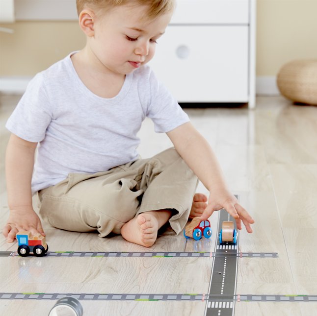 Hape 卷貼道路小汽車 | STEAM | S小小科學家 | 2-3 歲 (new)