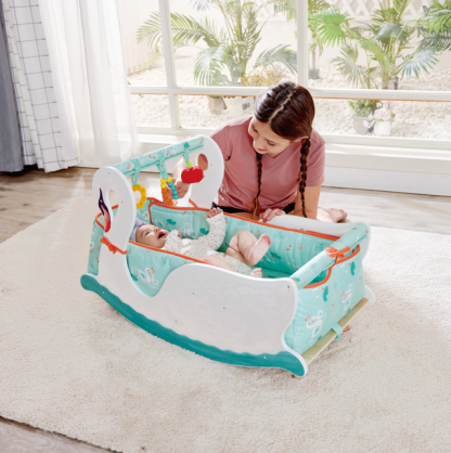 Hape 二合一天鵝座椅丨發展技能丨大肌肉動作 |  6-36個月