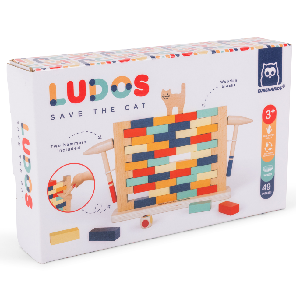 Eurekakids 拯救小貓積木遊戲 (3 歲以上)
